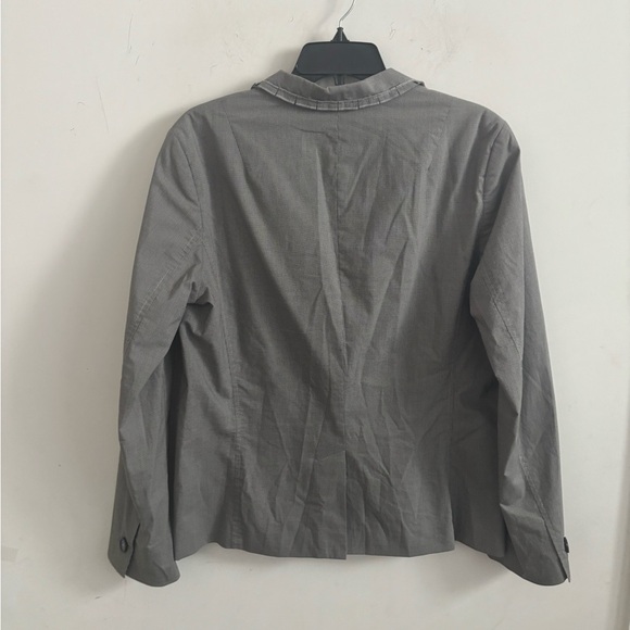 Banana republic stretch grey one button blazer 14 - Picture 2 of 5